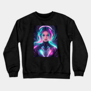 TLW - Futuristic Woman Queen 1 Crewneck Sweatshirt